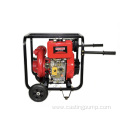Heavy 4x4 casting iron pump with diesel engine